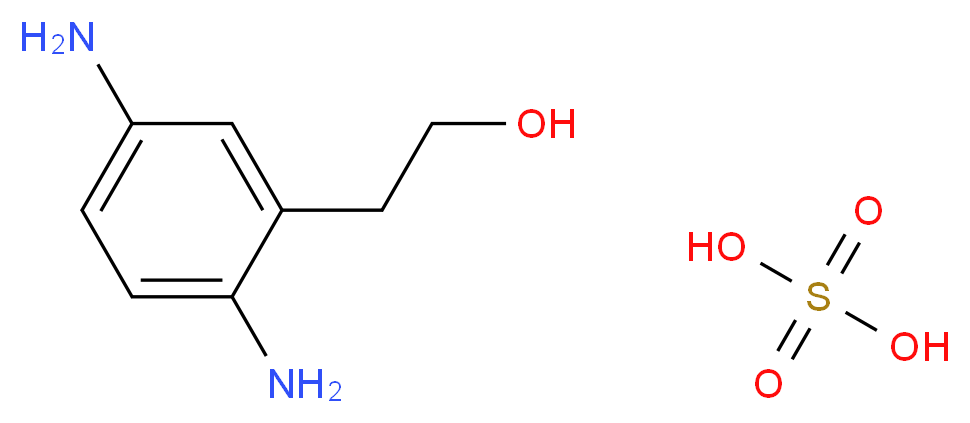 2-(2,5-Diaminophenyl)ethanol sulfate_Molecular_structure_CAS_93841-25-9)