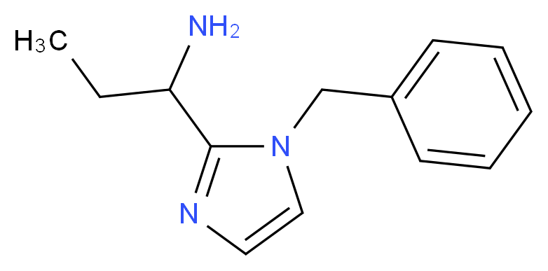 1-(1-benzyl-1H-imidazol-2-yl)propan-1-amine_Molecular_structure_CAS_)