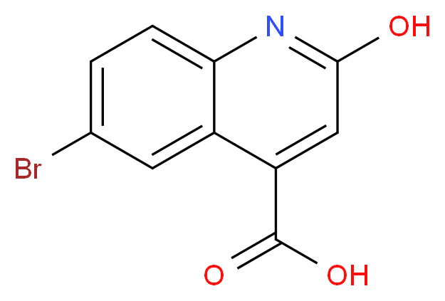 6-Bromo-2-hydroxyquinoline-4-carboxylic acid_Molecular_structure_CAS_)