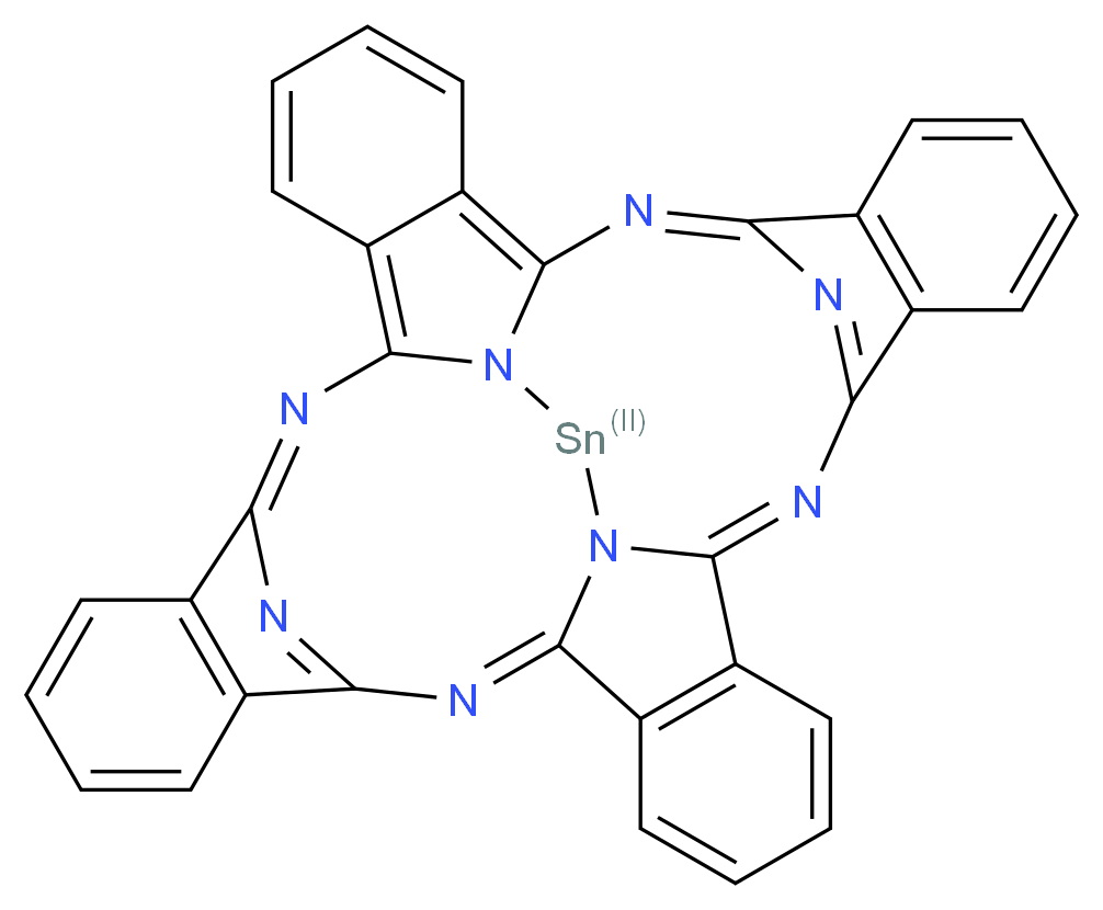 Tin(II) phthalocyanine_Molecular_structure_CAS_15304-57-1)