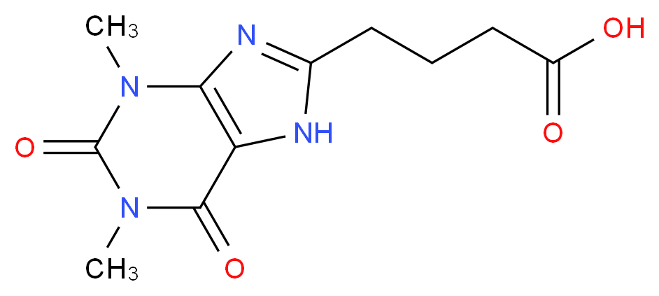 8-(3-Carboxypropyl)-1,3-dimethylxanthine_Molecular_structure_CAS_5438-71-1)