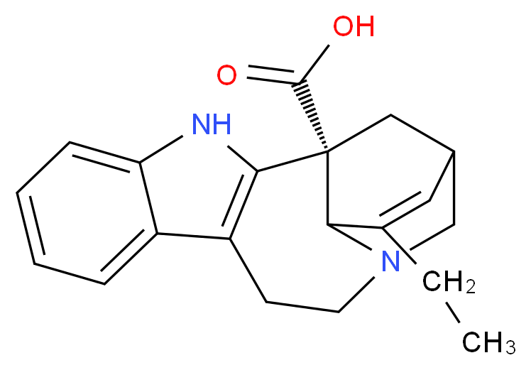 Catharanthinic Acid_Molecular_structure_CAS_63944-54-7)
