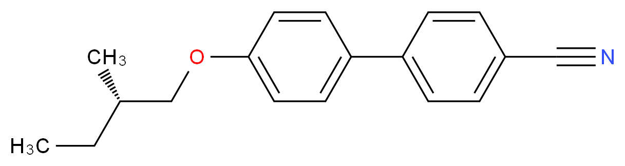 (S)-(+)-4′-(2-Methylbutoxy)-4-biphenylcarbonitrile_Molecular_structure_CAS_58600-86-5)