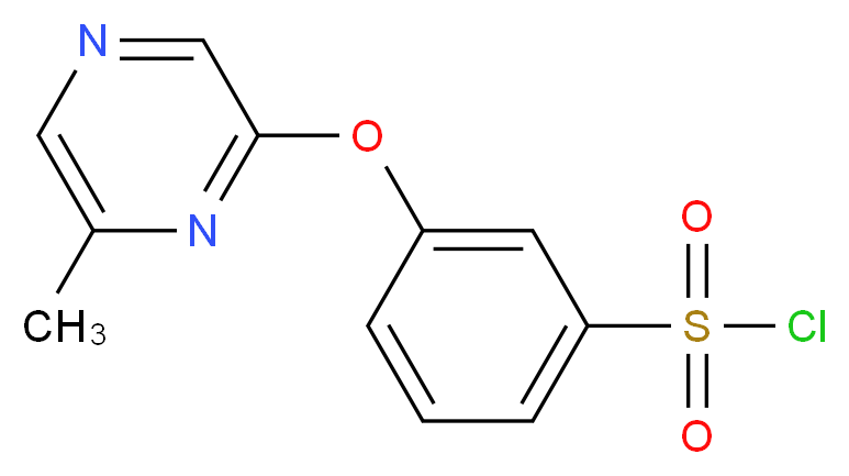3-[(6-Methylpyrazin-2-yl)oxy]benzenesulphonyl chloride 97%_Molecular_structure_CAS_926921-65-5)