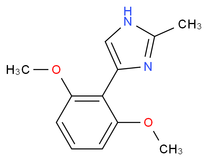 4-(2,6-dimethoxyphenyl)-2-methyl-1H-imidazole_Molecular_structure_CAS_)