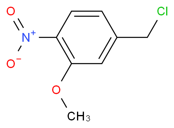 4-(chloromethyl)-2-methoxy-1-nitrobenzene_Molecular_structure_CAS_)