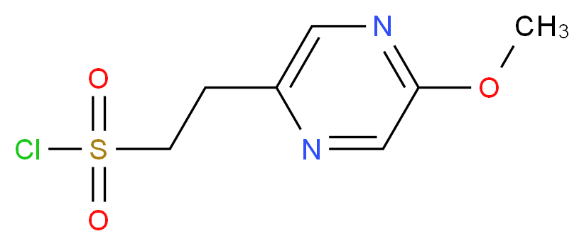 2-(5-methoxypyrazin-2-yl)ethanesulfonyl chloride_Molecular_structure_CAS_1196157-00-2)