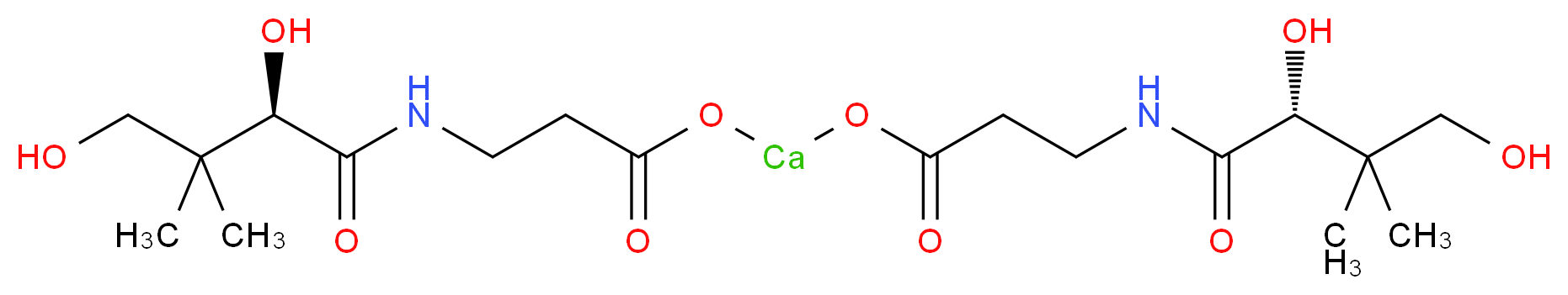 Calcium pantothenate_Molecular_structure_CAS_137-08-6)