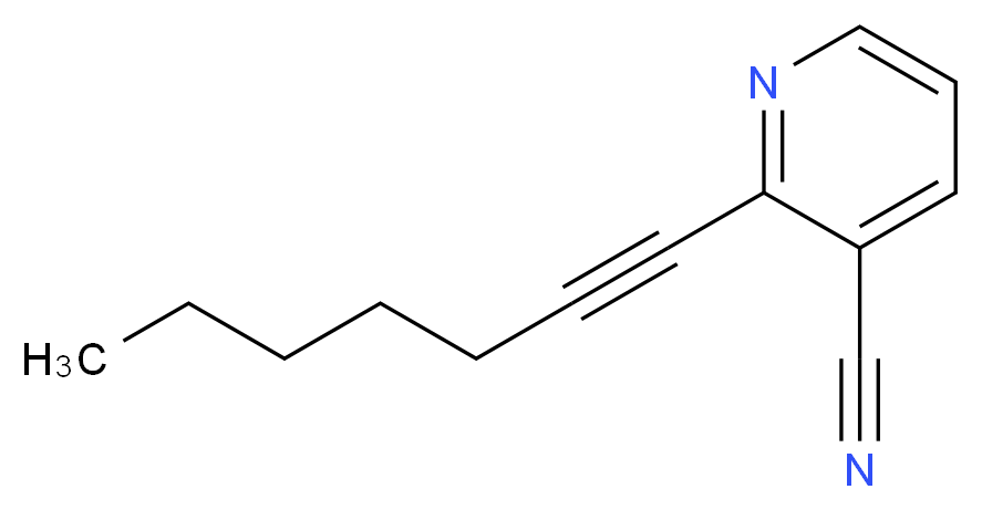 2-(1-Heptynyl)nicotinonitrile_Molecular_structure_CAS_)