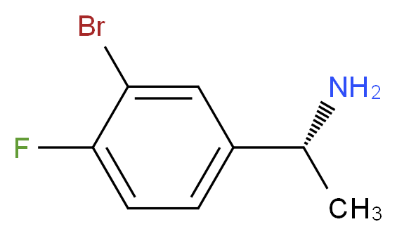 (1R)-1-(3-bromo-4-fluorophenyl)ethanamine_Molecular_structure_CAS_)