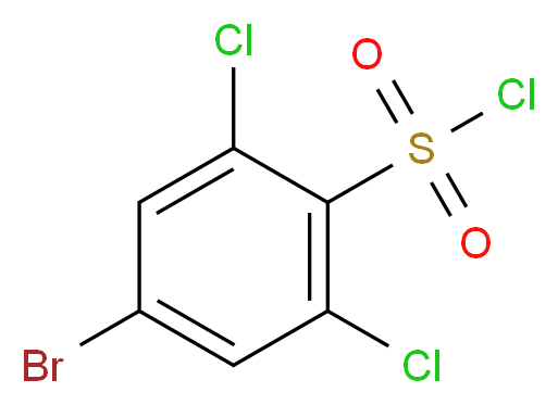 4-Bromo-2,6-dichlorobenzenesulfonyl chloride_Molecular_structure_CAS_351003-54-8)