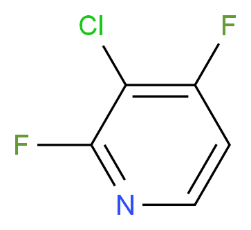 3-Chloro-2,4-difluoropyridine_Molecular_structure_CAS_851179-01-6)
