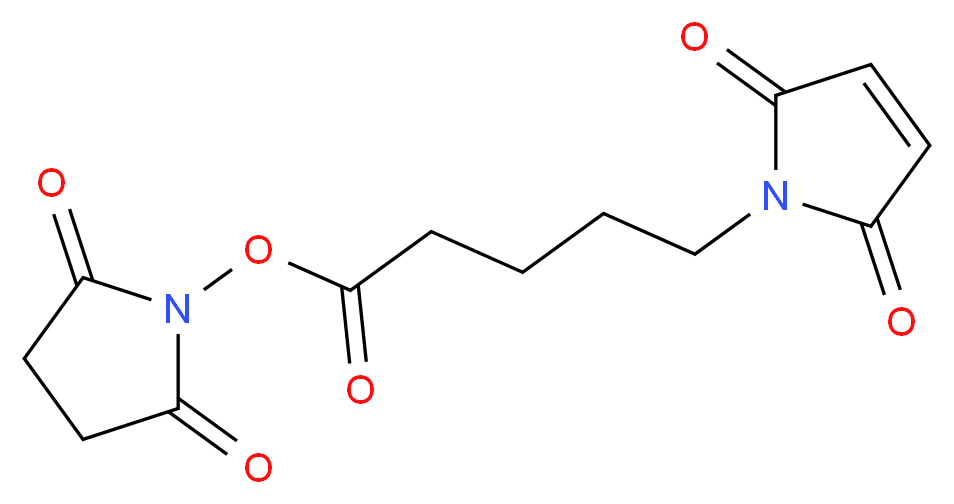 2,5-dioxopyrrolidin-1-yl 5-(2,5-dioxo-2,5-dihydro-1H-pyrrol-1-yl)pentanoate_Molecular_structure_CAS_)