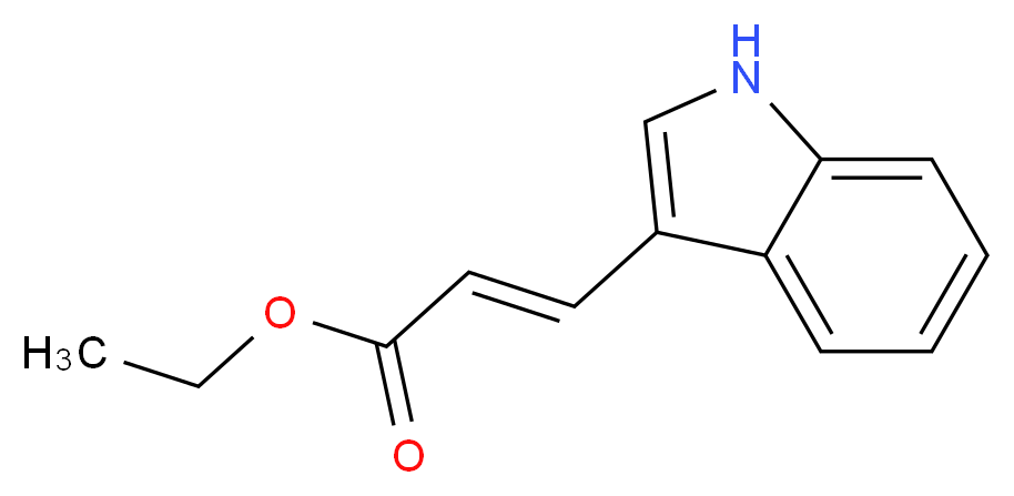Ethyl indole-3-acrylate_Molecular_structure_CAS_15181-86-9)
