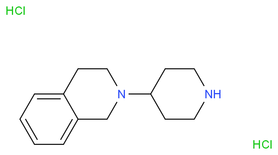 2-(4-Piperidinyl)-1,2,3,4-tetrahydroisoquinoline dihydrochloride_Molecular_structure_CAS_)