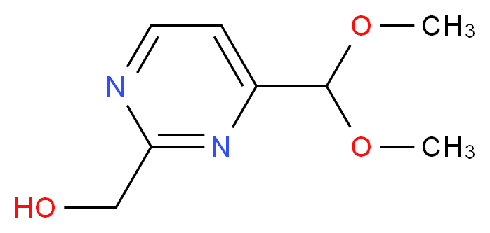 [4-(DIMETHOXYMETHYL)PYRIMIDIN-2-YL]METHANOL_Molecular_structure_CAS_944900-71-4)