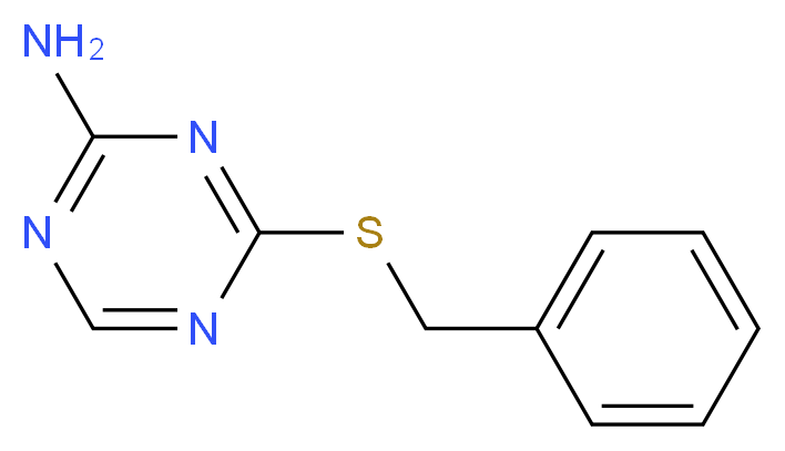 4-(Benzylthio)-1,3,5-triazin-2-amine_Molecular_structure_CAS_)
