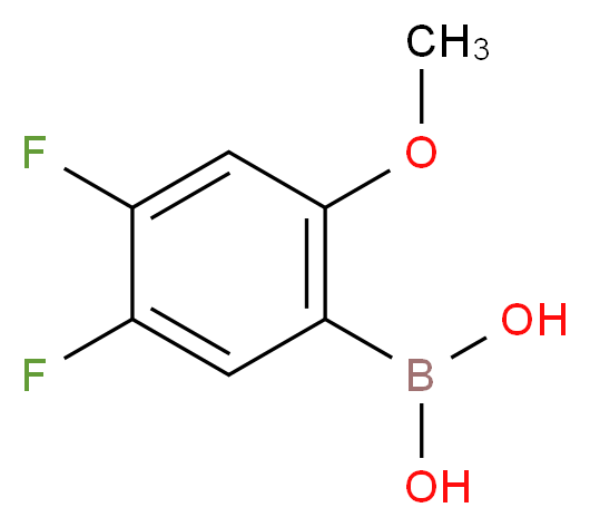 4,5-Difluoro-2-methoxybenzeneboronic acid_Molecular_structure_CAS_)