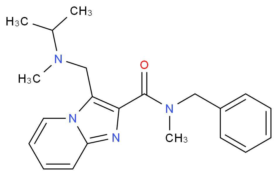 N-benzyl-3-{[isopropyl(methyl)amino]methyl}-N-methylimidazo[1,2-a]pyridine-2-carboxamide_Molecular_structure_CAS_)