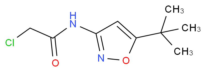 N-(5-tert-butyl-3-isoxazolyl)-2-chloroacetamide_Molecular_structure_CAS_55809-27-3)