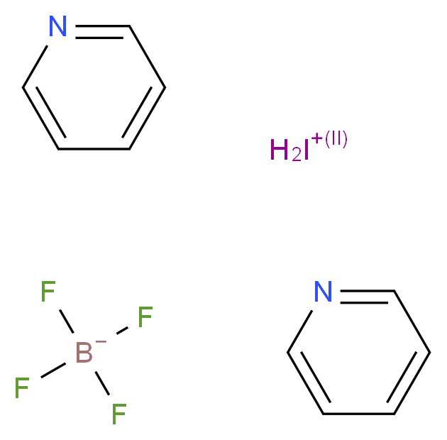 Bis(pyridine)iodonium tetrafluoroborate_Molecular_structure_CAS_15656-28-7)