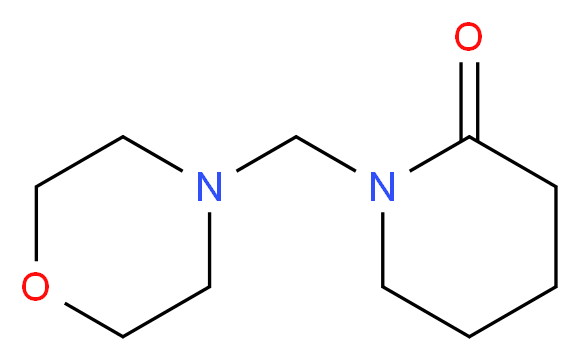 1-(morpholinomethyl)piperidin-2-one_Molecular_structure_CAS_)