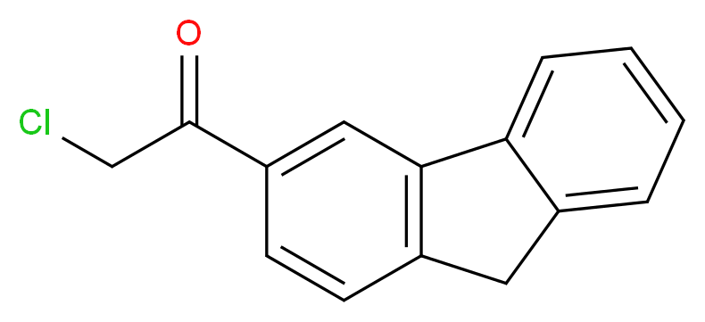 2-Chloro-1-(9H-fluoren-3-yl)-ethanone_Molecular_structure_CAS_)