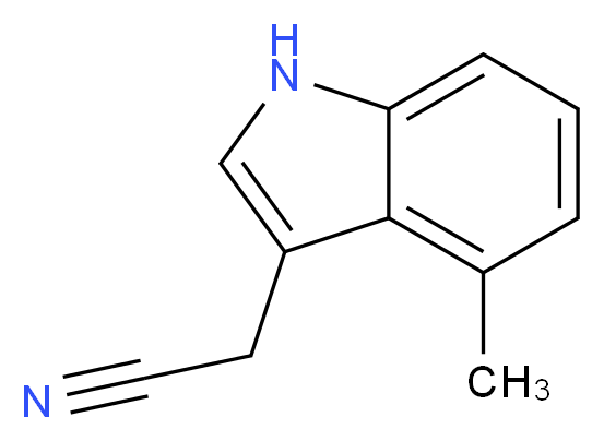 2-(4-methyl-1H-indol-3-yl)acetonitrile_Molecular_structure_CAS_)