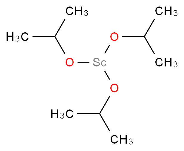 Scandium(III) isopropoxide_Molecular_structure_CAS_60406-93-1)