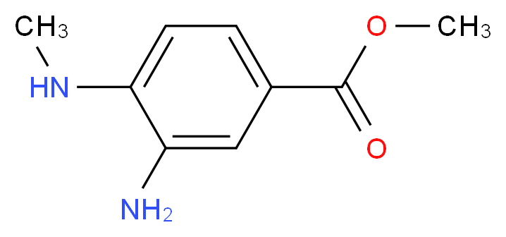 Methyl 3-amino-4-(methylamino)benzenecarboxylate_Molecular_structure_CAS_66315-16-0)