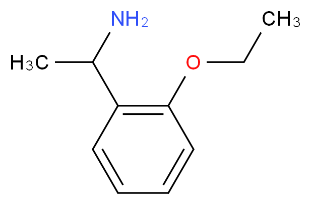 1-(2-ethoxyphenyl)ethan-1-amine_Molecular_structure_CAS_)