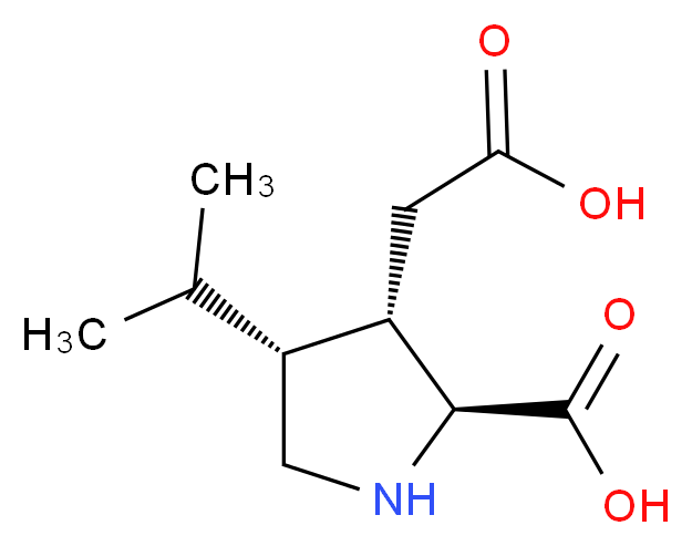 Dihydrokainic acid_Molecular_structure_CAS_52497-36-6)