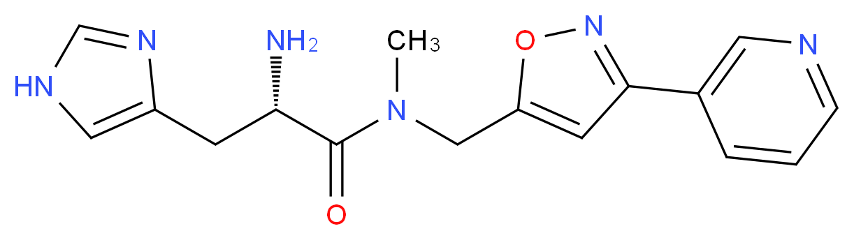 N-methyl-N-{[3-(3-pyridinyl)-5-isoxazolyl]methyl}-L-histidinamide_Molecular_structure_CAS_)