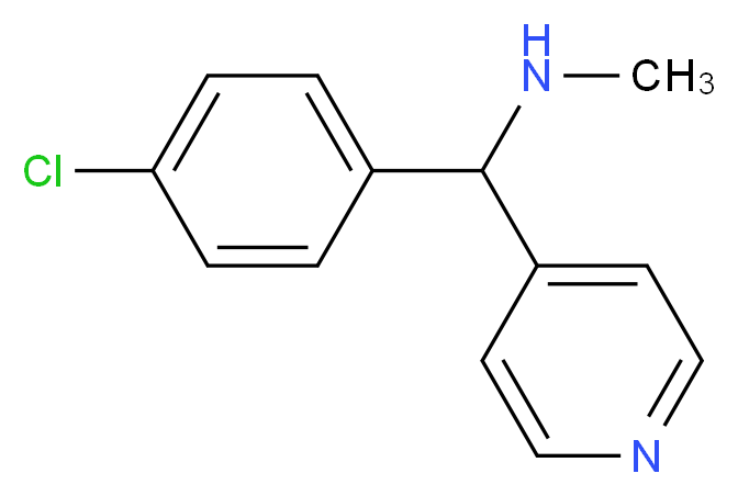 [(4-chlorophenyl)(pyridin-4-yl)methyl](methyl)amine_Molecular_structure_CAS_)