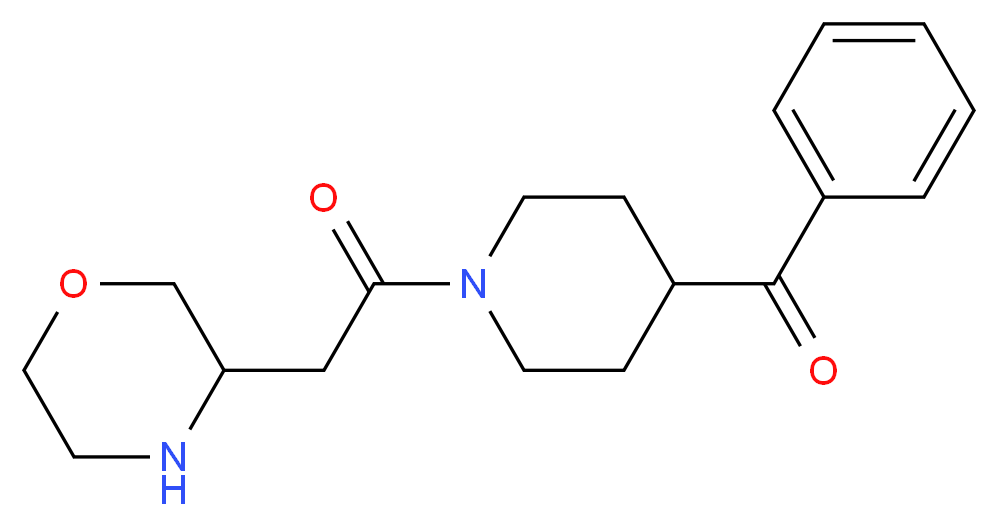[1-(3-morpholinylacetyl)-4-piperidinyl](phenyl)methanone_Molecular_structure_CAS_)