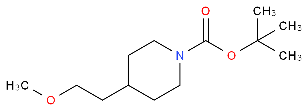 tert-Butyl 4-(2-methoxyethyl)-piperidine-1-carboxylate_Molecular_structure_CAS_509147-79-9)