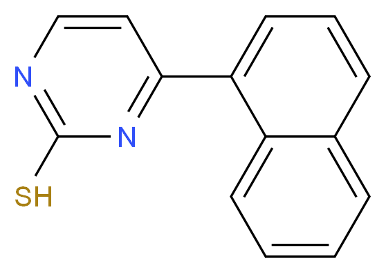 4-(naphthalen-1-yl)pyrimidine-2-thiol_Molecular_structure_CAS_)