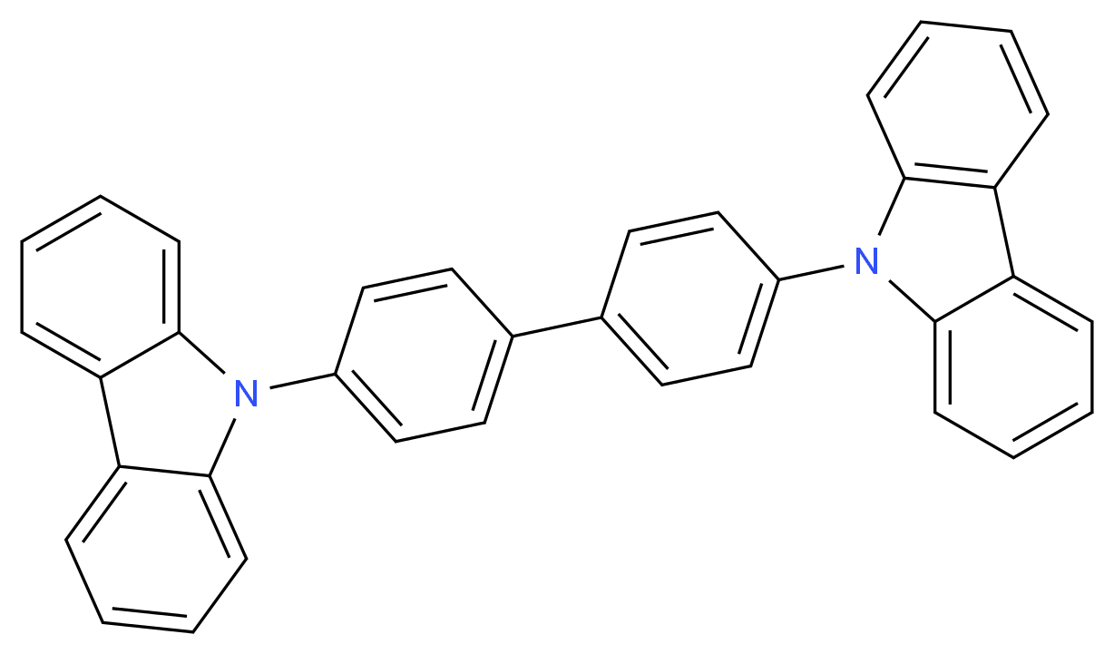 4,4′-Bis(N-carbazolyl)-1,1′-biphenyl_Molecular_structure_CAS_58328-31-7)
