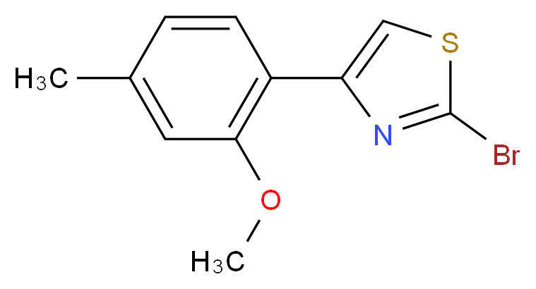 2-BROMO-4-(2-METHOXY-4-METHYL-PHENYL)-THIAZOLE_Molecular_structure_CAS_886367-64-2)
