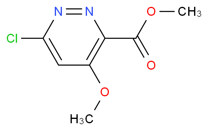 METHYL 6-CHLORO-4-METHOXYPYRIDAZINE-3-CARBOXYLATE_Molecular_structure_CAS_679405-85-7)