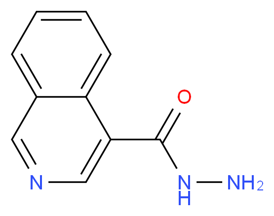ISOQUINOLINE-4-CARBOXYLIC ACID HYDRAZIDE_Molecular_structure_CAS_885272-60-6)