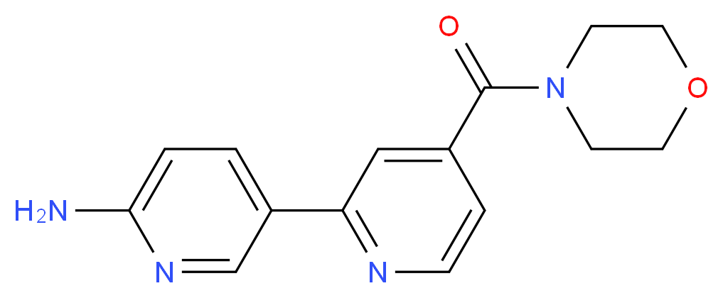4-(morpholin-4-ylcarbonyl)-2,3'-bipyridin-6'-amine_Molecular_structure_CAS_)