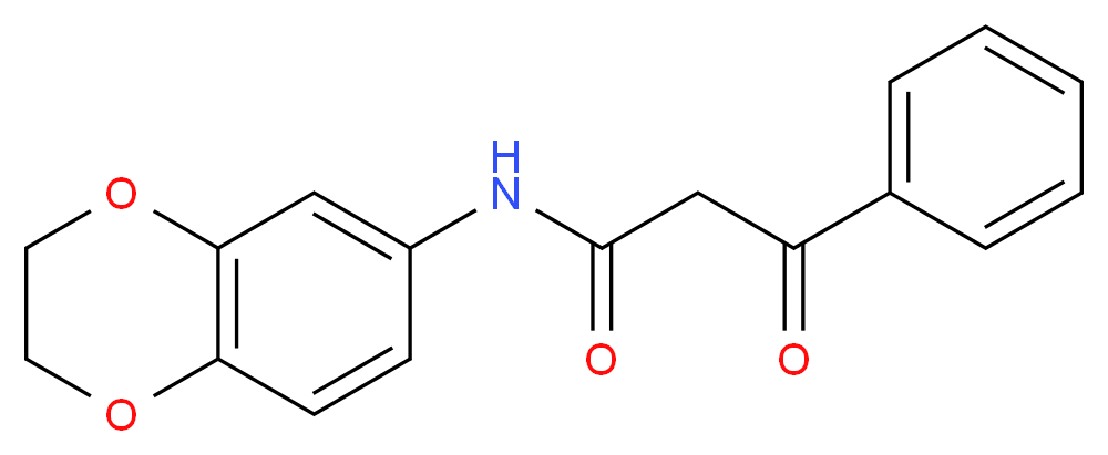 N-(2,3-Dihydro-benzo[1,4]dioxin-6-yl)-3-oxo-3-phenyl-propionamide_Molecular_structure_CAS_)