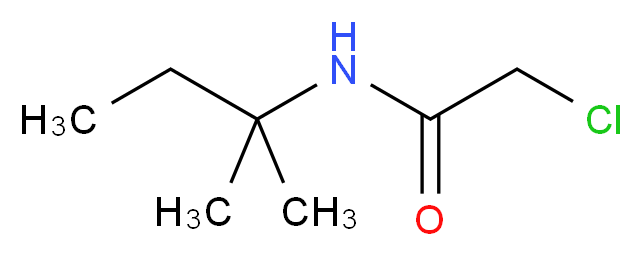 2-Chloro-N-(1,1-dimethylpropyl)acetamide_Molecular_structure_CAS_39096-81-6)