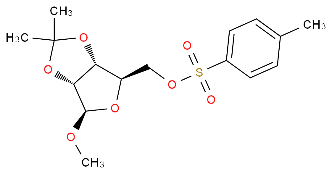 Methyl 2,3-O-isopropylidene-5-O-(p-tolylsulfonyl)-β-D-ribofuranoside_Molecular_structure_CAS_4137-56-8)