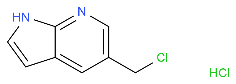 5-Chloromethyl-1H-pyrrolo[2,3-b]pyridine hydrochloride_Molecular_structure_CAS_900514-05-8)