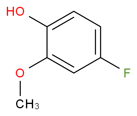4-Fluoro-2-methoxyphenol 98%_Molecular_structure_CAS_450-93-1)