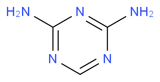 1,3,5-Triazine-2,4-diamine_Molecular_structure_CAS_504-08-5)