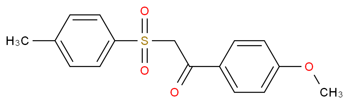 1-(4-Methoxyphenyl)-2-[(4-methylphenyl)sulfonyl]-1-ethanone_Molecular_structure_CAS_86516-51-0)