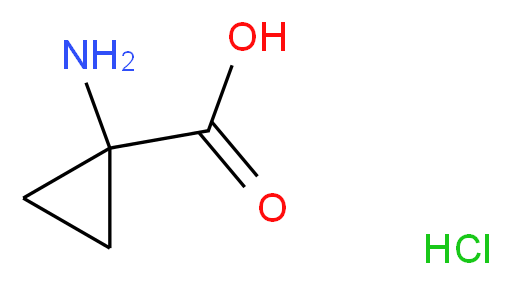 1-aminocyclopropanecarboxylic acid hydrochloride_Molecular_structure_CAS_68781-13-5)
